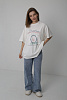 Хлопковая футболка oversize 