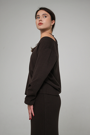 КОСТЮМ ТРИКОТАЖНЫЙ ОВЕРСАЙЗ