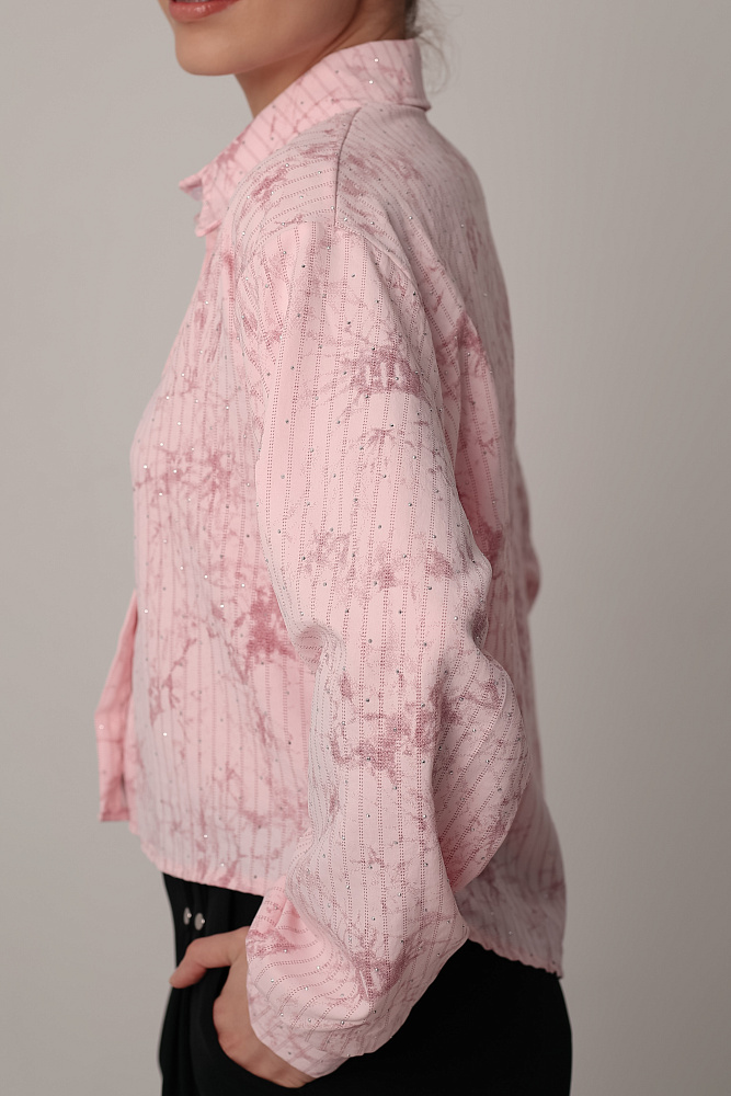 Комплект oversize рубашка и топ
