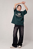 Футболка oversize с круглым вырезом