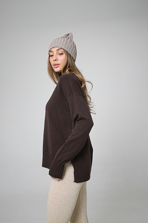 ДЖЕМПЕР С ВОРОТНИКОМ СТОЙКОЙ