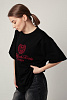 Футболка oversize с круглым вырезом