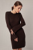 Платье oversize в рубчик