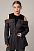 Рубашка с открытыми плечами oversize 