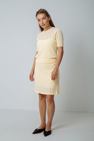 Костюм футболка и юбка oversize
