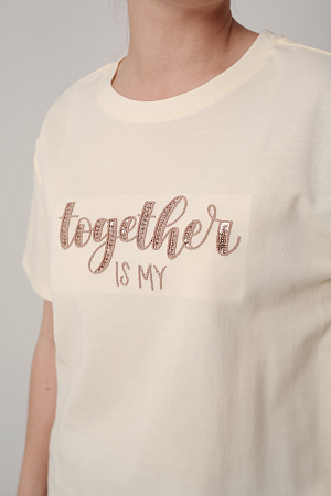 Футболка oversize с надписями