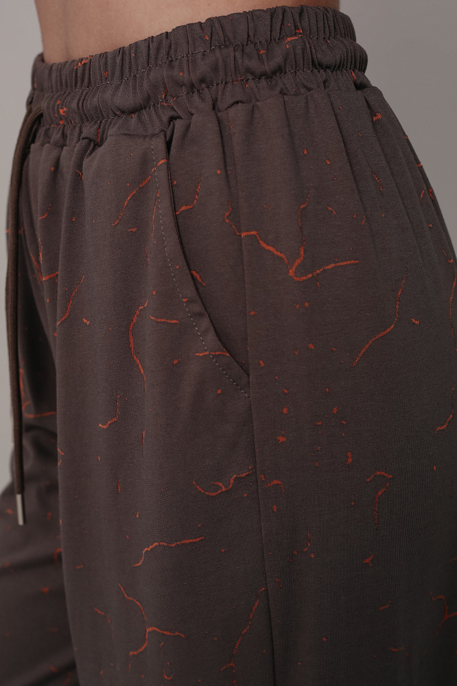 Костюм футболка и брюки oversize