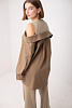 Рубашка с открытыми плечами oversize 