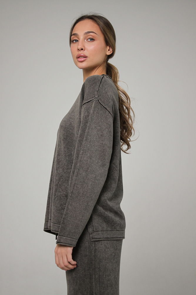 КОСТЮМ ТРИКОТАЖНЫЙ ОВЕРСАЙЗ