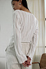 Джемпер oversize ажурный