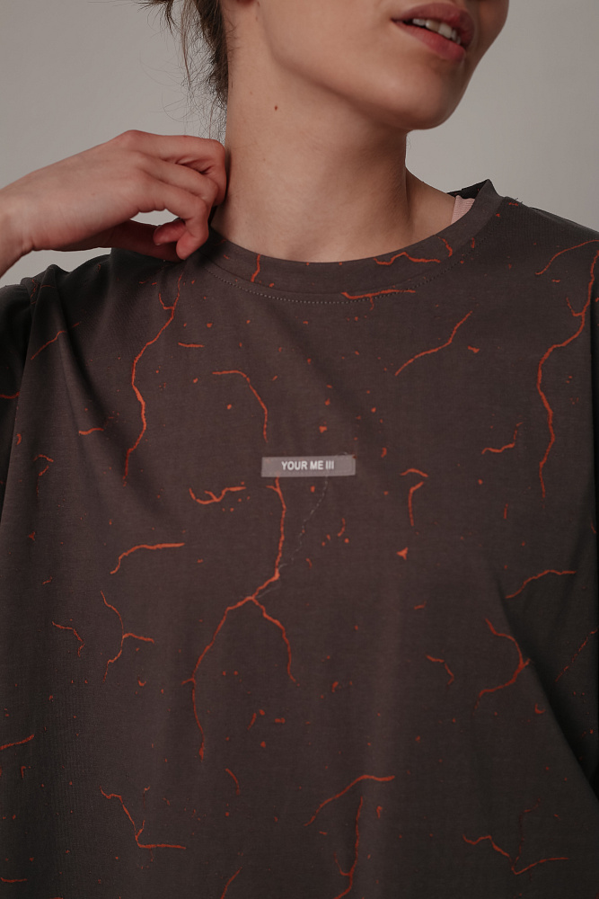 Костюм футболка и брюки oversize
