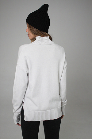 ДЖЕМПЕР С ВОРОТНИКОМ СТОЙКОЙ