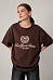 Футболка oversize с круглым вырезом