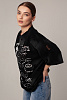 Футболка oversize с пайетками