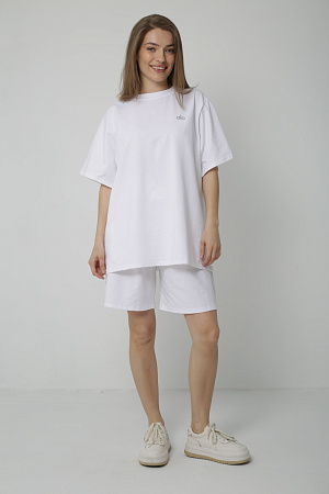Костюм футболка и шорты oversize
