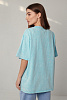 Футболка oversize с блестящими надписями