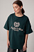 Футболка oversize с круглым вырезом
