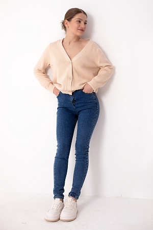 Джинсы Skinny с высокой посадкой