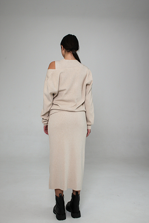 КОСТЮМ ТРИКОТАЖНЫЙ ОВЕРСАЙЗ