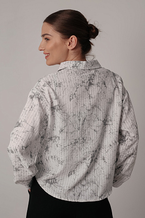 Комплект oversize рубашка и топ