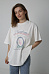 Хлопковая футболка oversize 