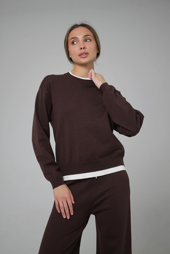 КОСТЮМ ТРИКОТАЖНЫЙ ОВЕРСАЙЗ