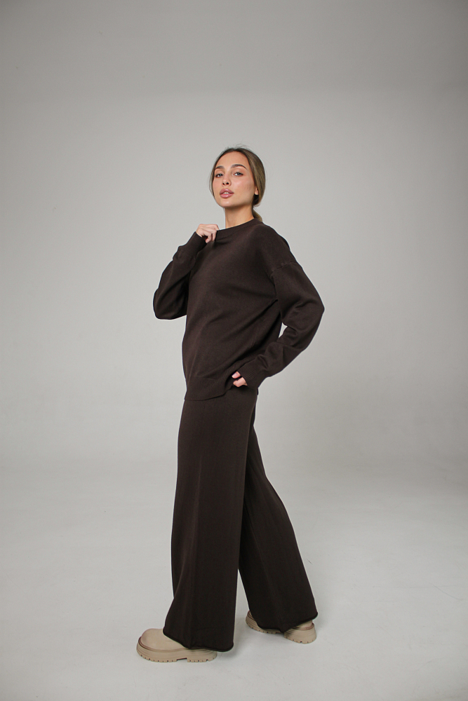 КОСТЮМ ТРИКОТАЖНЫЙ ОВЕРСАЙЗ