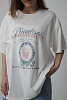 Хлопковая футболка oversize 
