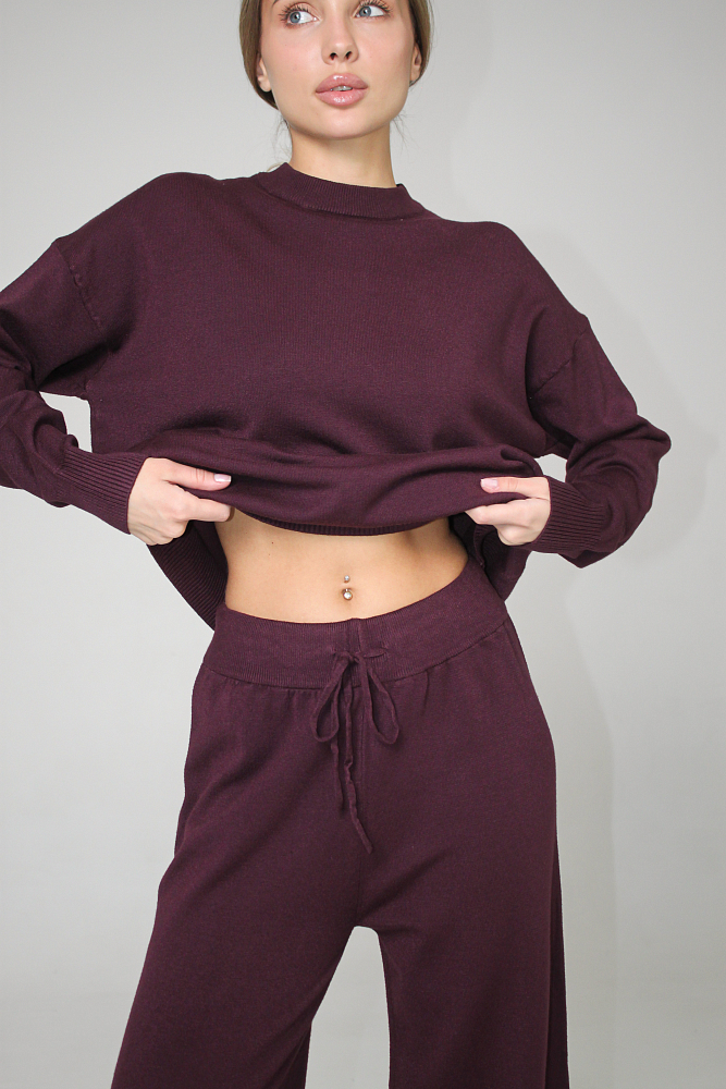 КОСТЮМ ТРИКОТАЖНЫЙ ОВЕРСАЙЗ