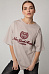 Футболка oversize с круглым вырезом
