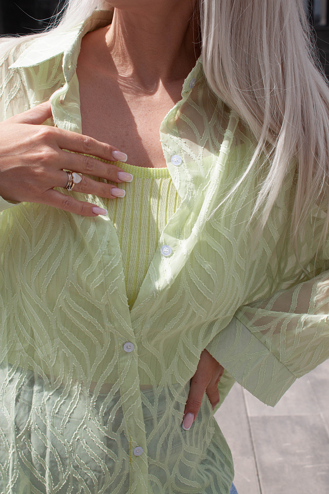 Комплект рубашка и топ oversize
