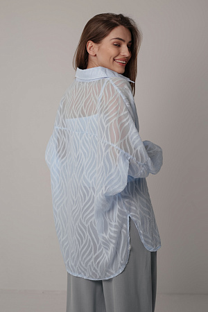 Комплект рубашка и топ oversize