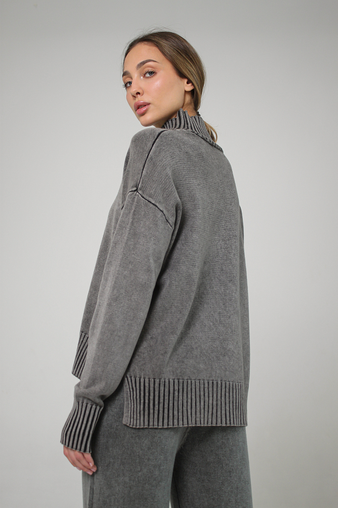 КОСТЮМ ТРИКОТАЖНЫЙ ОВЕРСАЙЗ