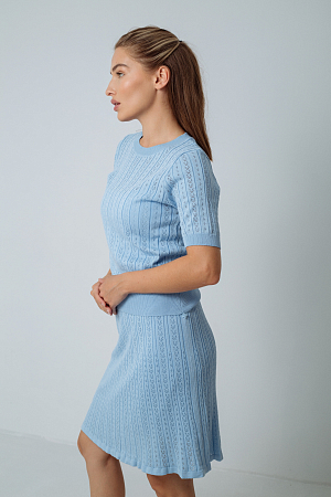 Костюм футболка и юбка oversize
