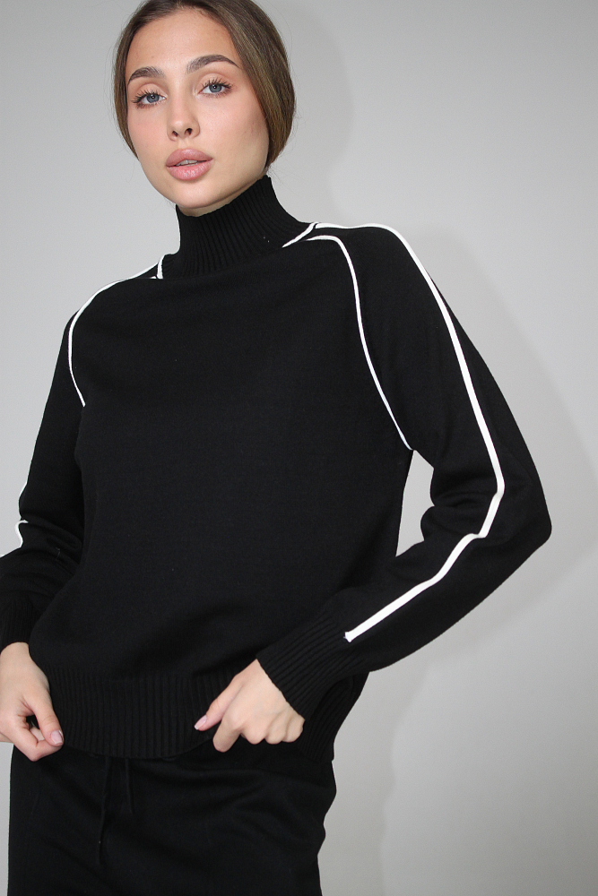 ДЖЕМПЕР ТРИКОТАЖНЫЙ ОВЕРСАЙЗ