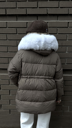 ПУХОВИК С НАТУРАЛЬНЫМ МЕХОМ