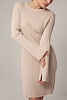 Платье oversize в рубчик