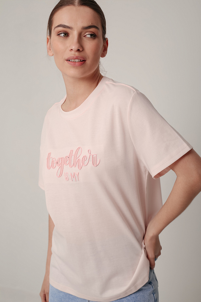Футболка oversize с надписями