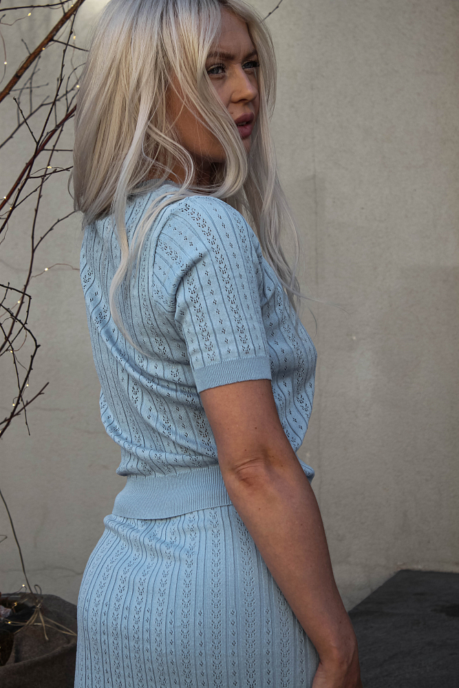Костюм футболка и юбка oversize