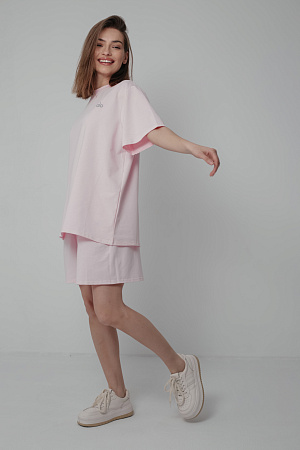 Костюм футболка и шорты oversize