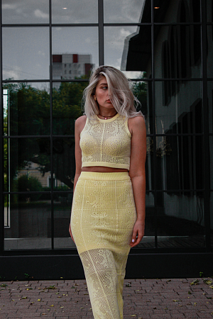 Костюм топ и юбка oversize