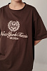 Футболка oversize с круглым вырезом