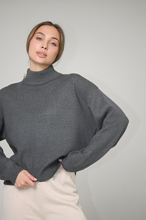 ДЖЕМПЕР ТРИКОТАЖНЫЙ ОВЕРСАЙЗ