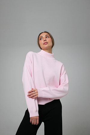 ДЖЕМПЕР ТРИКОТАЖНЫЙ ОВЕРСАЙЗ