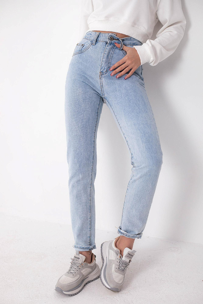 Джинсы MOM FIT с высокой посадкой