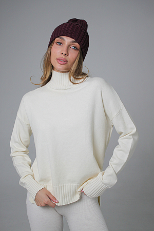 ДЖЕМПЕР С ВОРОТНИКОМ СТОЙКОЙ