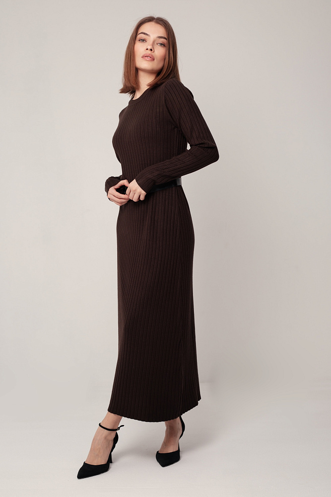Платье oversize с ремнем