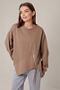 Хлопковый лонгслив oversize