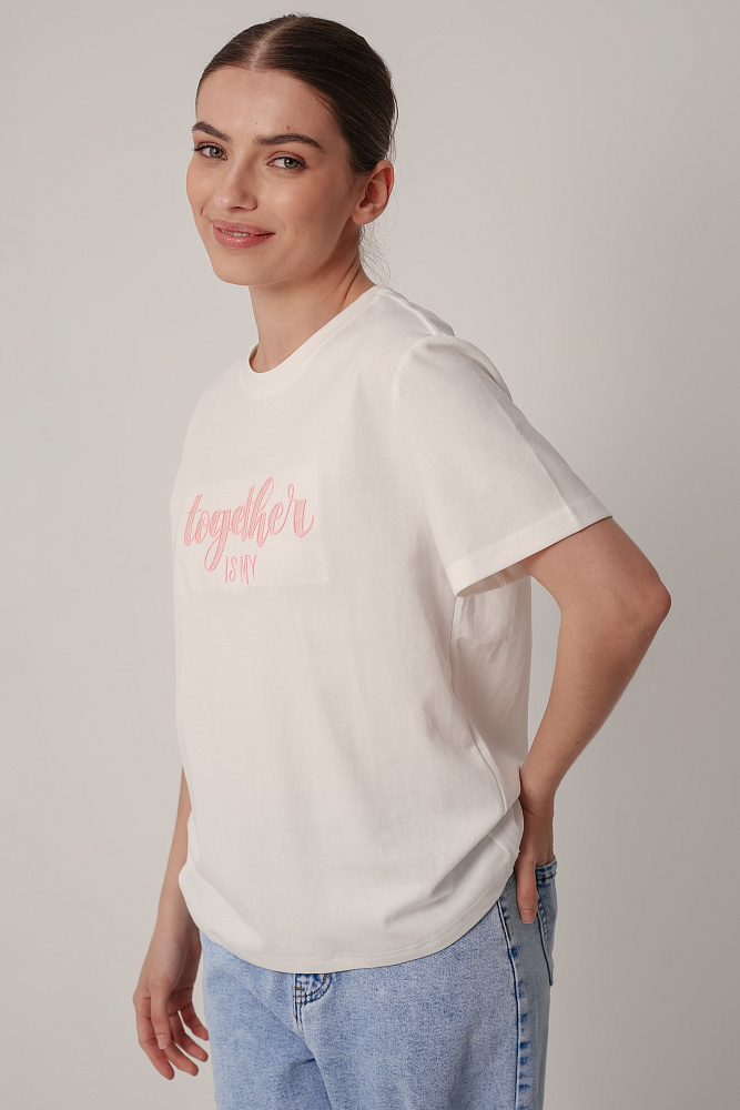 Футболка oversize с надписями