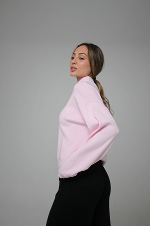 ДЖЕМПЕР ТРИКОТАЖНЫЙ ОВЕРСАЙЗ